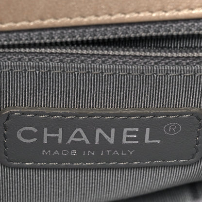 Chanel Patent Quilted Small Coco Boy Flap Light Gold 5 of 9