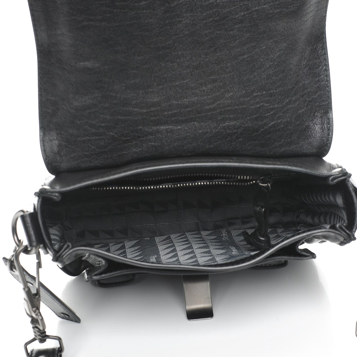 Lambskin PS1 Pouch Messenger Black