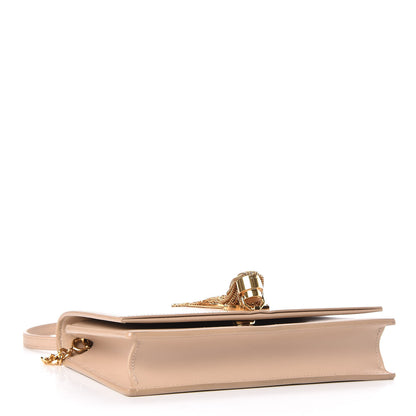 Saint Laurent Smooth Calfskin Classic Monogram Kate Tassel Chain Wallet Nude Powder 4 of 15