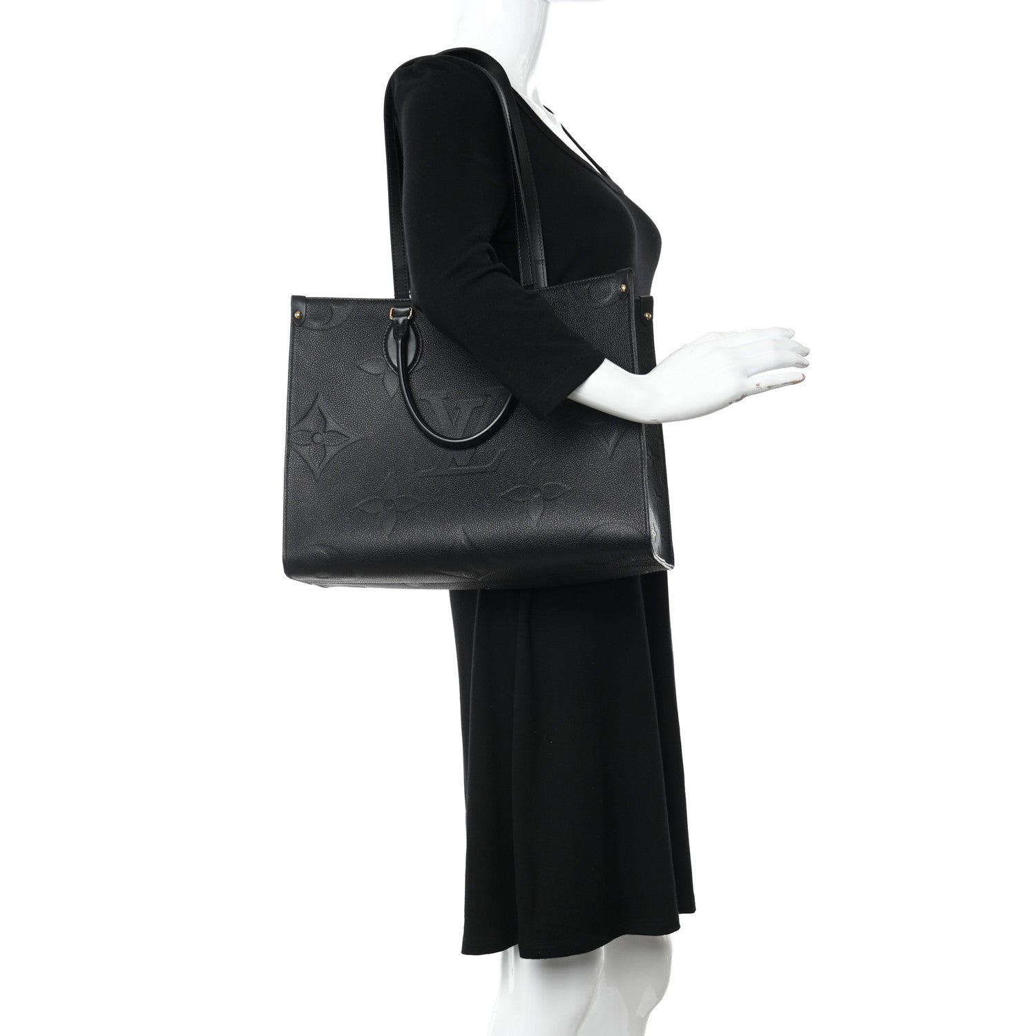 Louis Vuitton Empreinte Monogram Giant Onthego MM Black 2 of 10