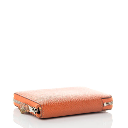 Hermes Epsom Silk'in Compact Wallet Orange 4 of 10