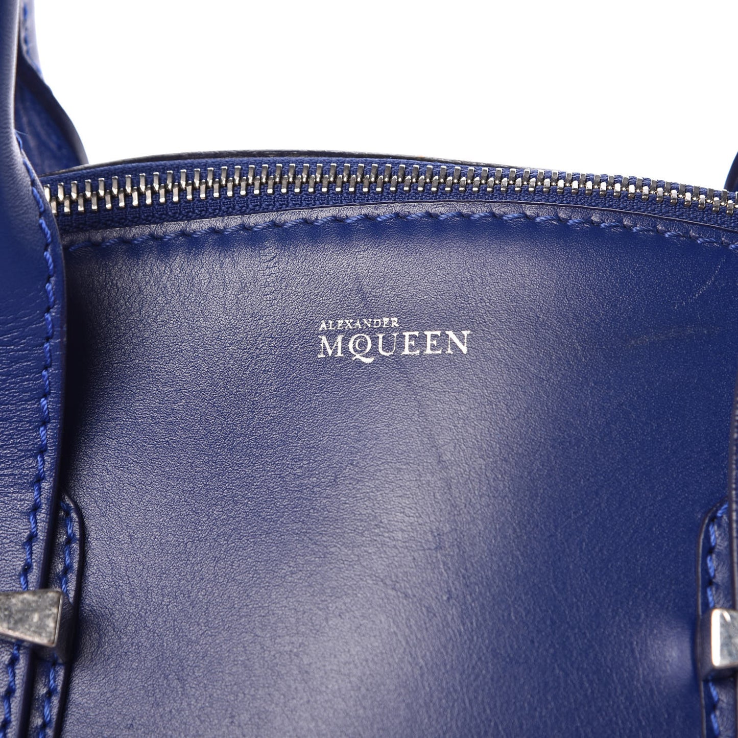Smooth Calfskin Legend Satchel Ultramarine