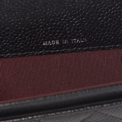 Chanel Caviar Quilted Flap Card Holder Black 6 of 9