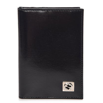 Gucci Textured Calfskin Betty Card Case Black 1 of 7