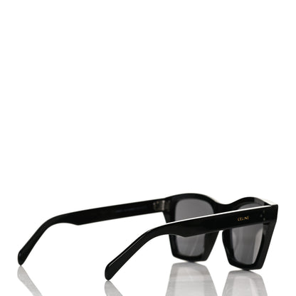 Celine Acetate Polarized Square Sunglasses CL40090I Black 4 of 8