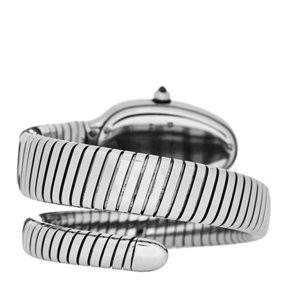 Bulgari Stainless Steel 35mm Serpenti Tubogas Quartz Watch Black 3 of 5