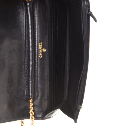 Chanel Caviar Timeless CC Wallet On Chain WOC Black 5 of 13