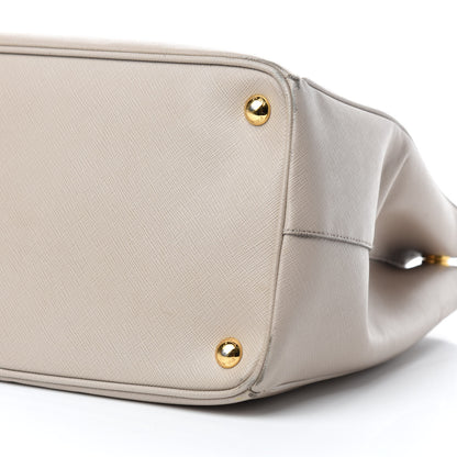 Prada Saffiano Large Galleria Double Zip Tote Pomice 7 of 24