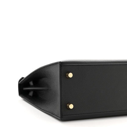 Hermes Epsom Kelly Sellier 25 Black 9 of 11