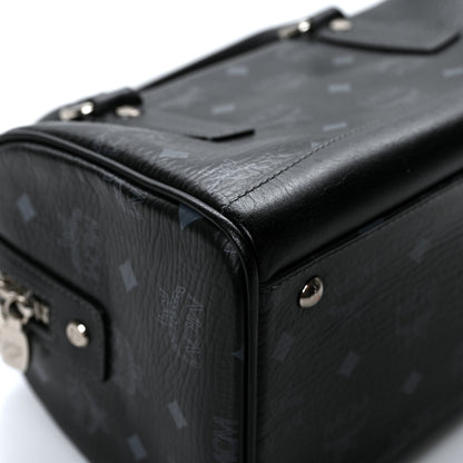 MCM Visetos Small Boston Bag Black 13 of 14