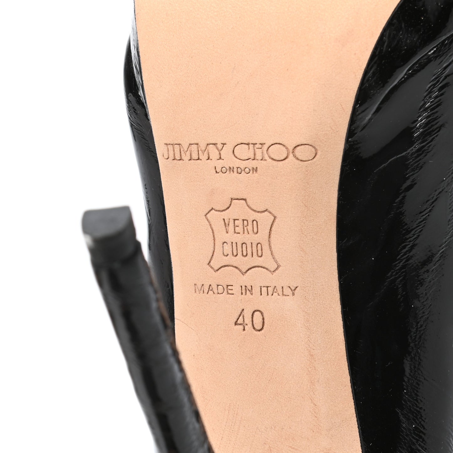 Textured Patent Ember 120 Pumps 40 Black
