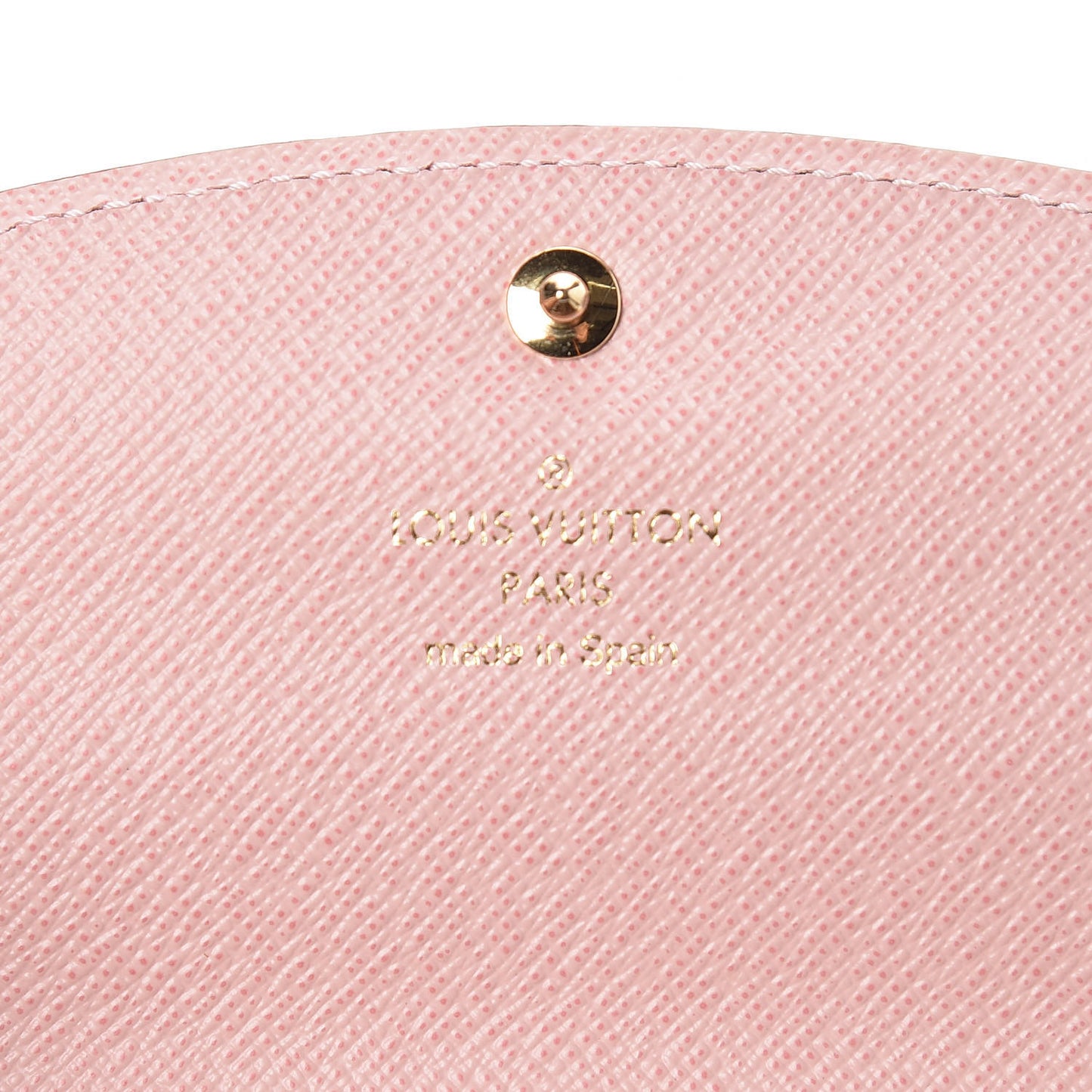 Damier Ebene Caissa Wallet Rose Ballerine