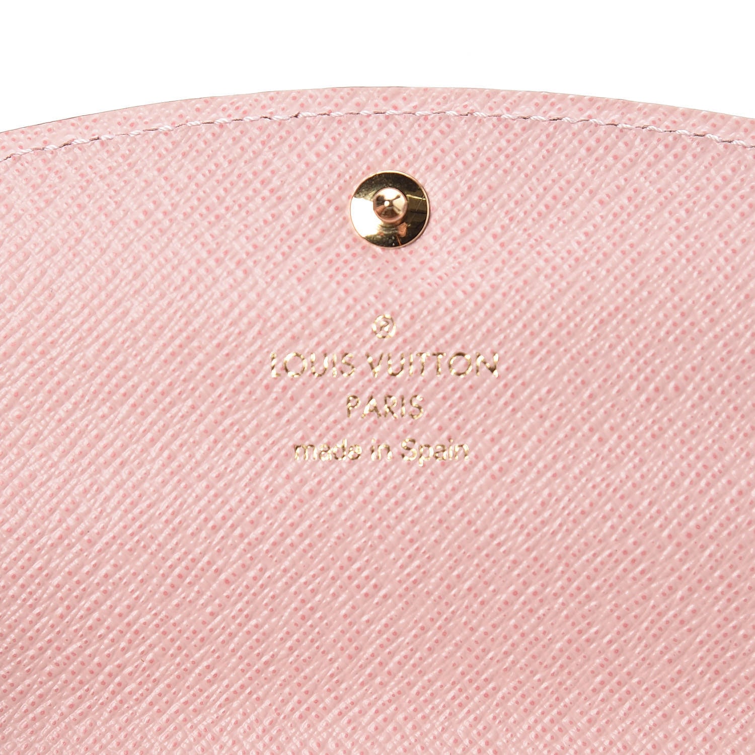 Louis Vuitton Damier Ebene Caissa Wallet Rose Ballerine 6 of 7