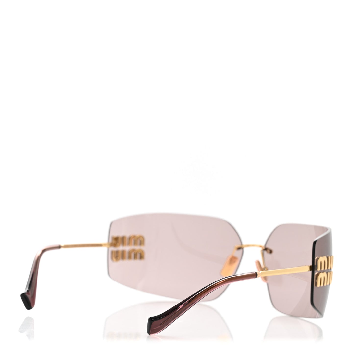 Metal Runway Sunglasses SMU54Y Mauve