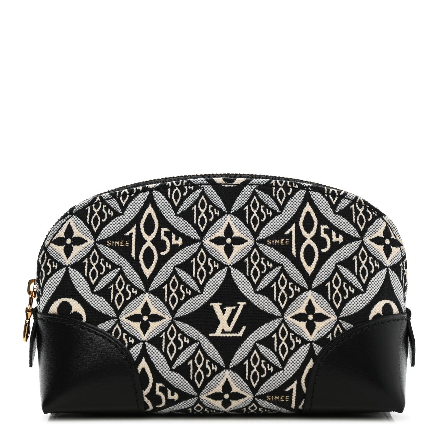Louis Vuitton Jacquard Since 1854 Cosmetic Pouch PM Grey 1 of 7