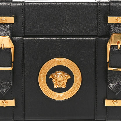 Versace Calfskin Medusa Vanity Train Case Black 8 of 10