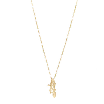Tiffany 18K Yellow Gold Wine and Dine Pendant Necklace 1 of 4