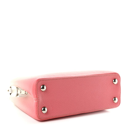 Louis Vuitton Taurillon Gradient Cloudy Capucines BB Corail 4 of 10