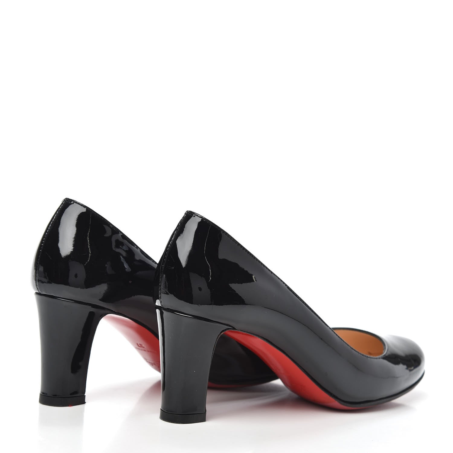 Christian Louboutin Patent Mistica 60 Pumps 37 Black 4 of 7