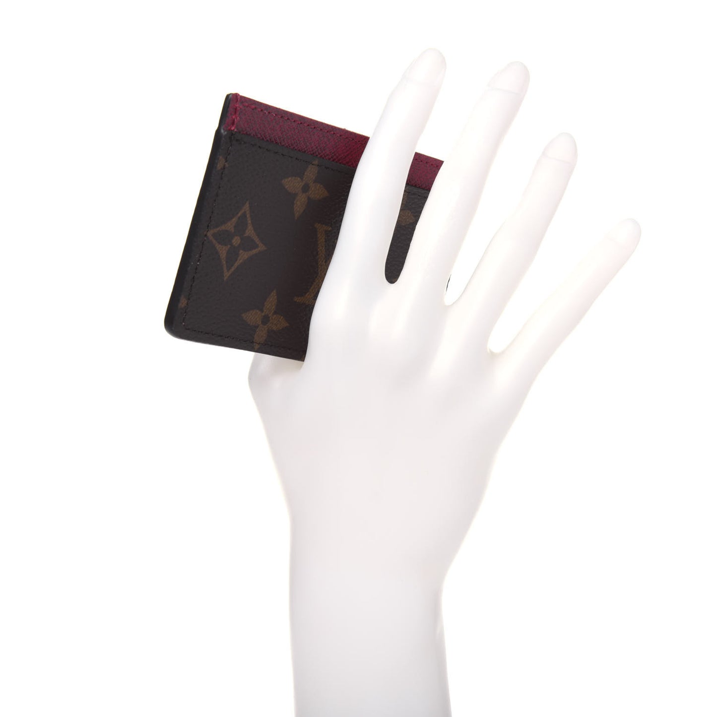 Monogram Card Holder Fuchsia