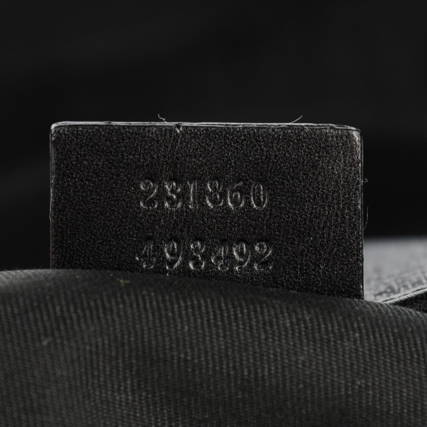 Coated Canvas Large Trademark Logo Travel Tote Black