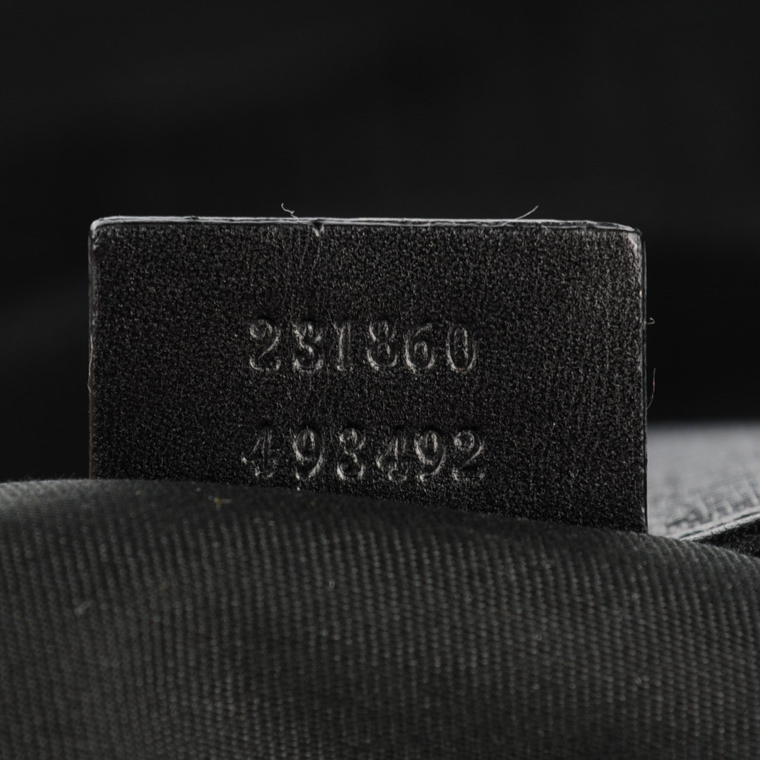 Gucci Coated Canvas Large Trademark Logo Travel Tote Black 7 of 7