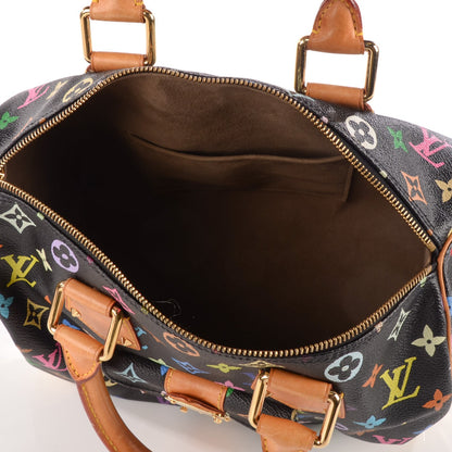 Louis Vuitton Monogram Multicolor Speedy 30 Black 5 of 7