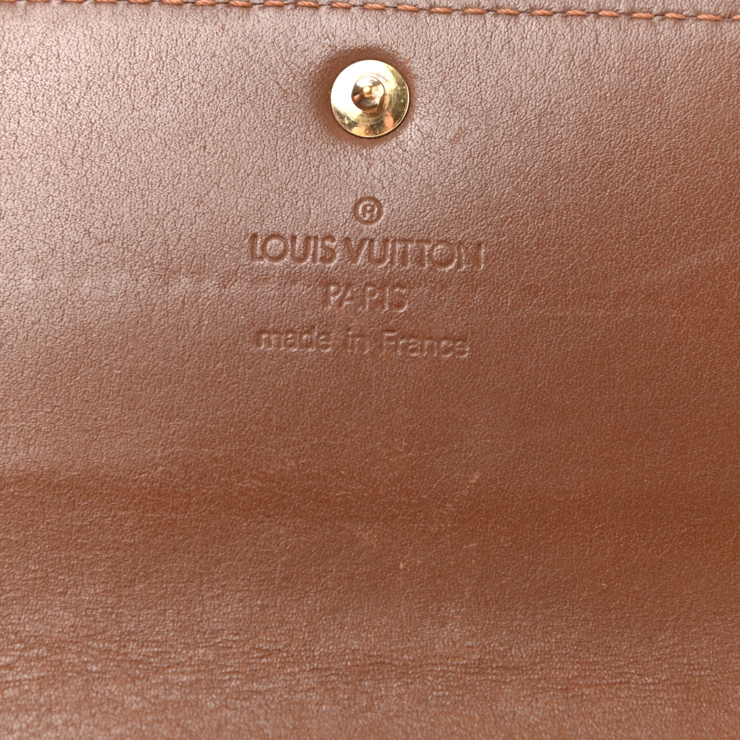 Louis Vuitton Vernis Sarah Wallet Bronze 5 of 7