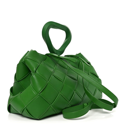 Bottega Veneta Nappa Intrecciato The Point Triangle Bag Parakeet 3 of 9