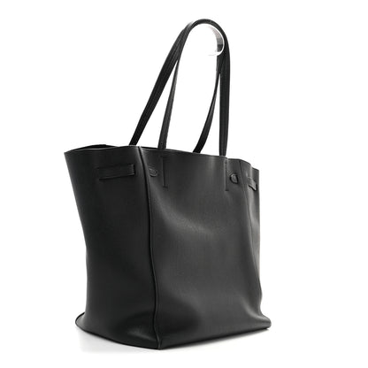 Celine Soft Grained Calfskin Small Belt Cabas Phantom Black 3 of 15