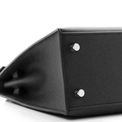 Hermes Epsom Kelly Sellier 25 Black 9 of 11