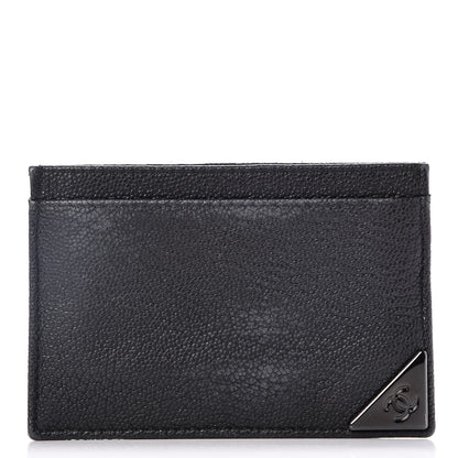 Chanel Goatskin CC Card Holder Black 1 of 9