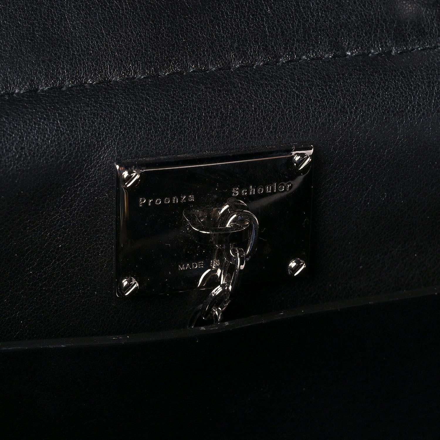 Proenza Schouler Nubuck Medium Hava Top Handle Bag Indigo 5 of 9