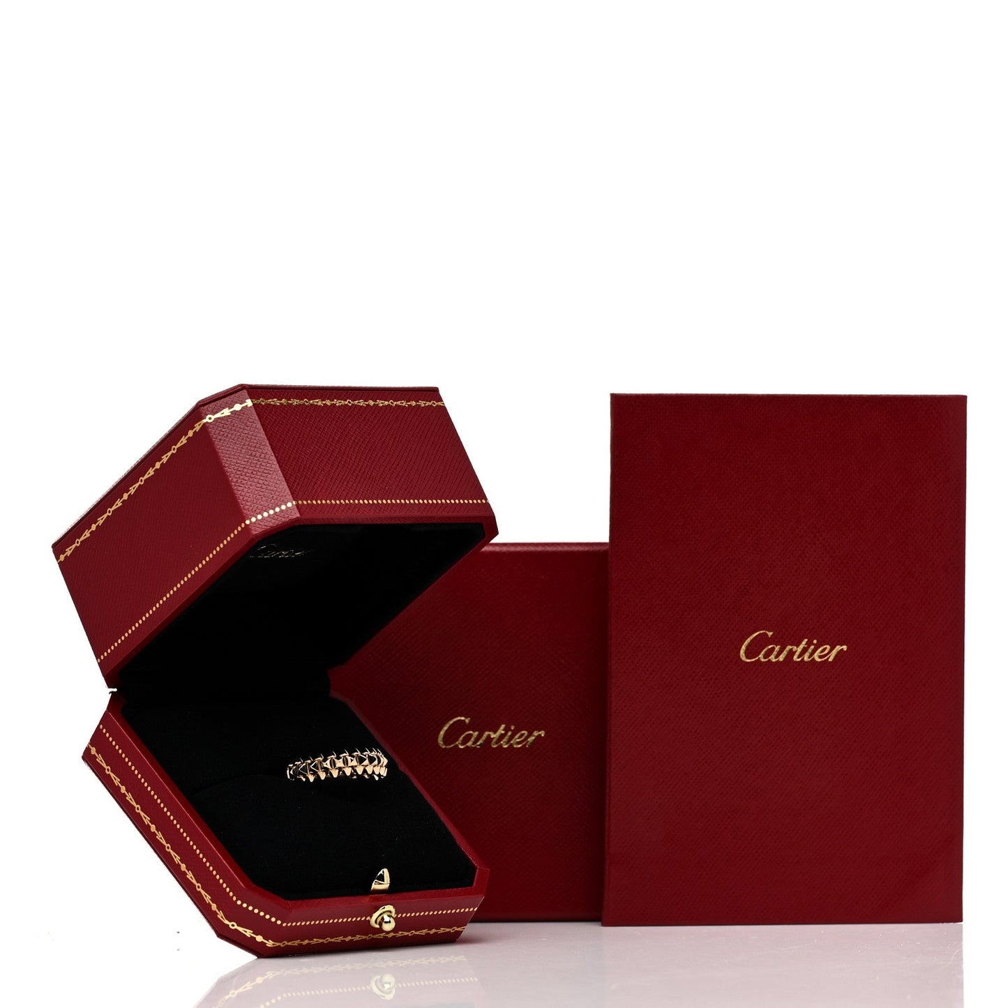 18K Pink Gold SM Clash De Cartier Ring 54 7