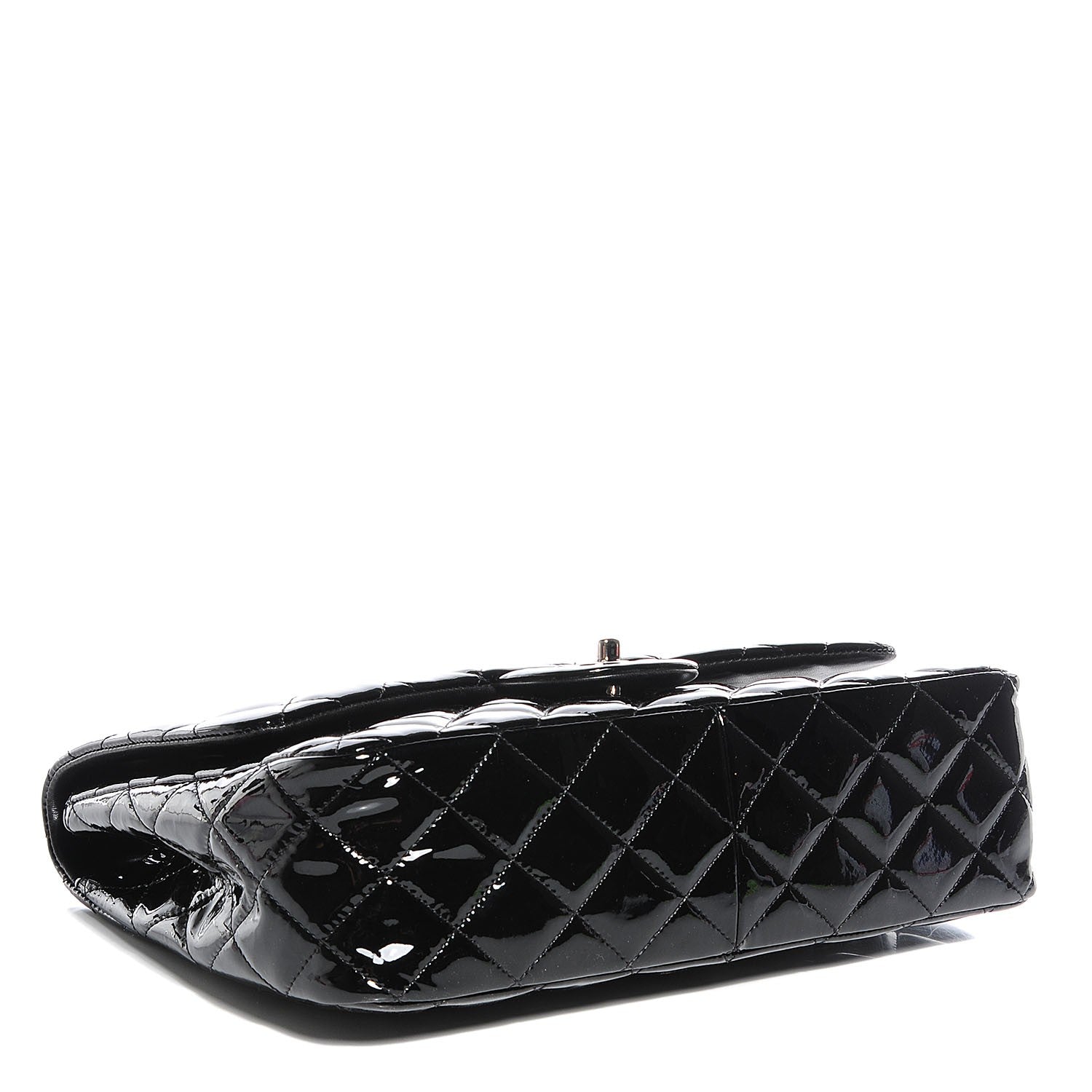 Chanel Patent Jumbo Single Flap Black 4 of 8