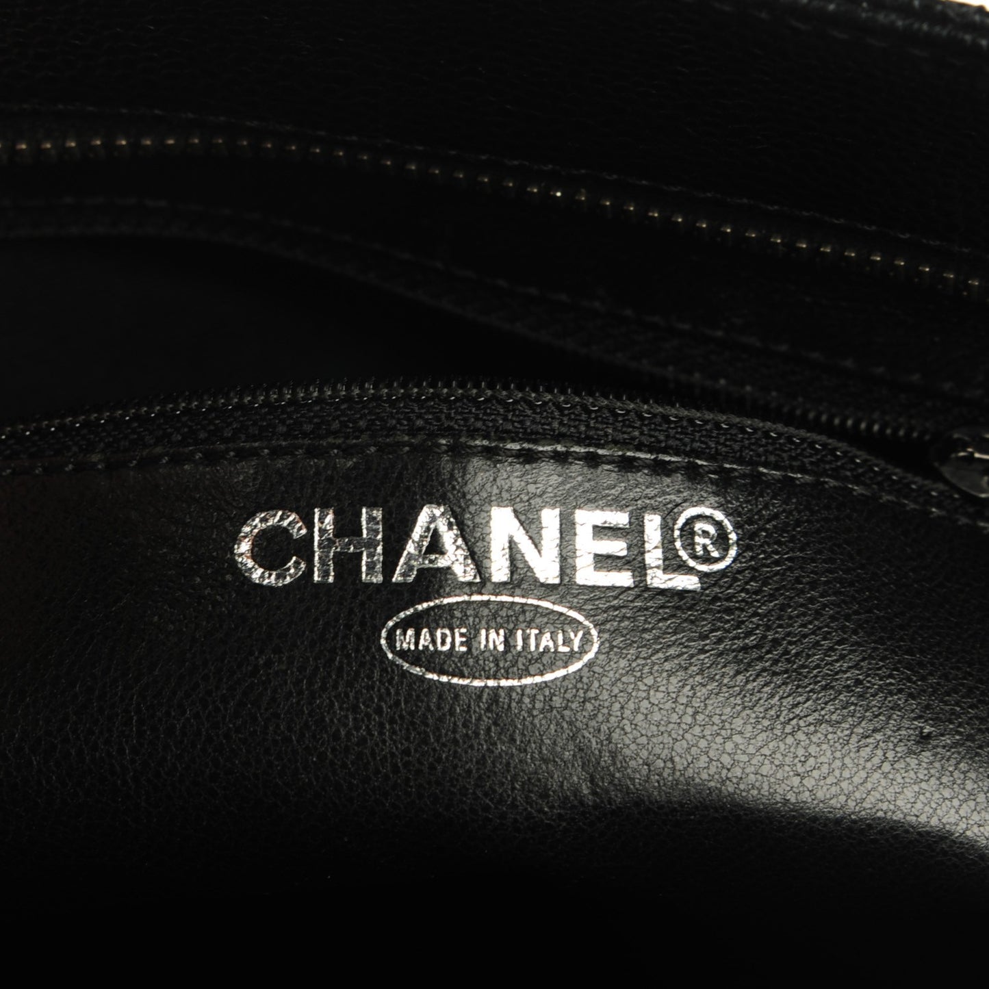 Caviar Quilted Medallion Tote Black