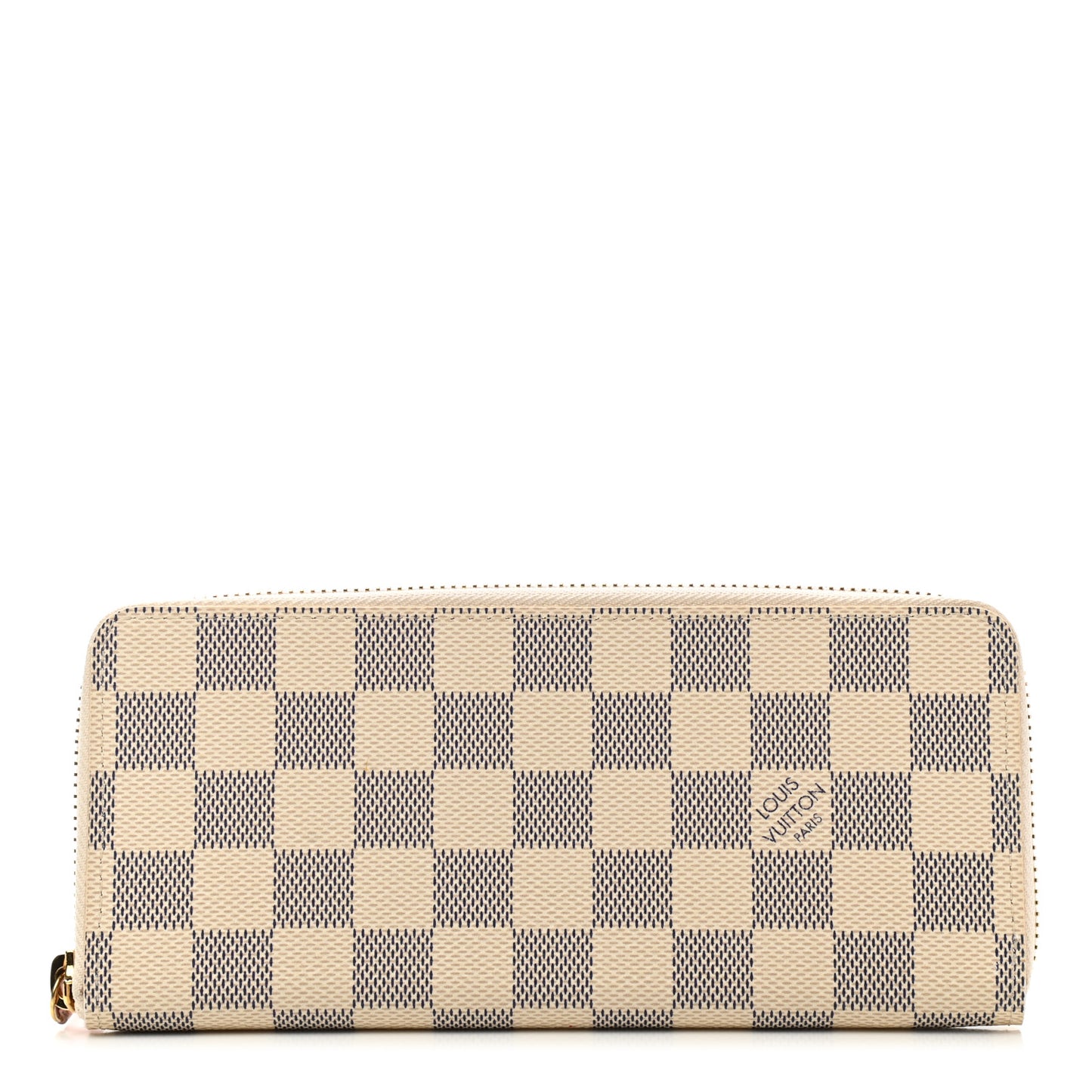 Damier Azur Clemence Wallet Rose Ballerine
