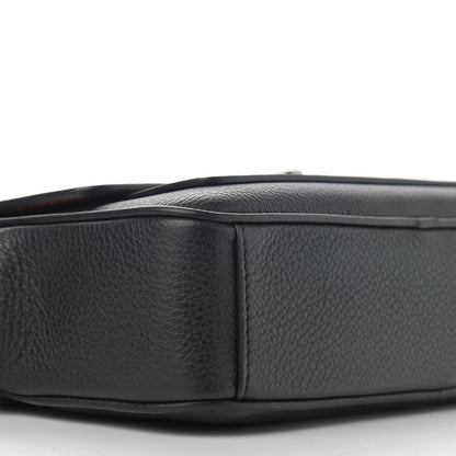 Christian Louboutin Calfskin Santiago Shoulder Bag Black 8 of 10