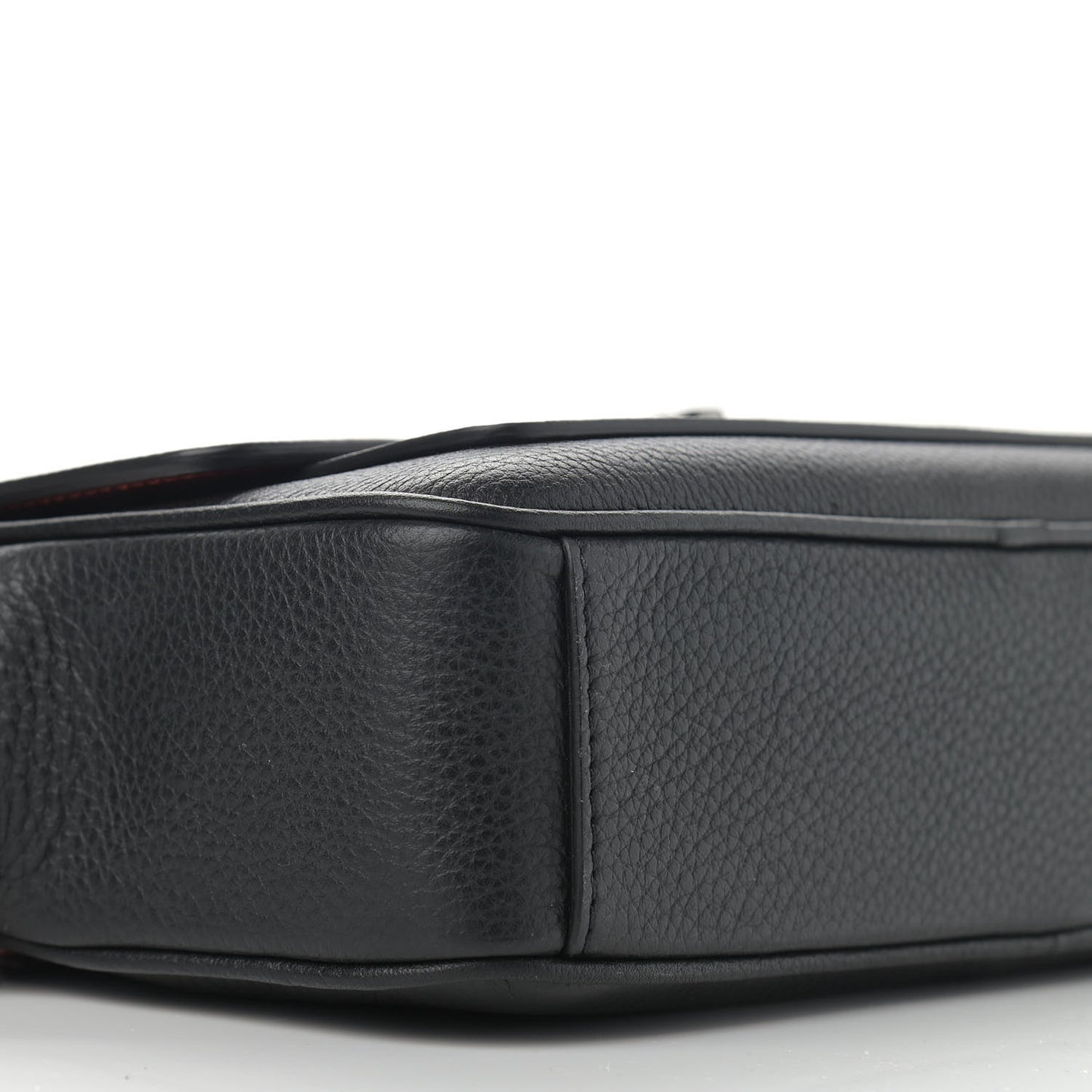 Calfskin Santiago Shoulder Bag Black