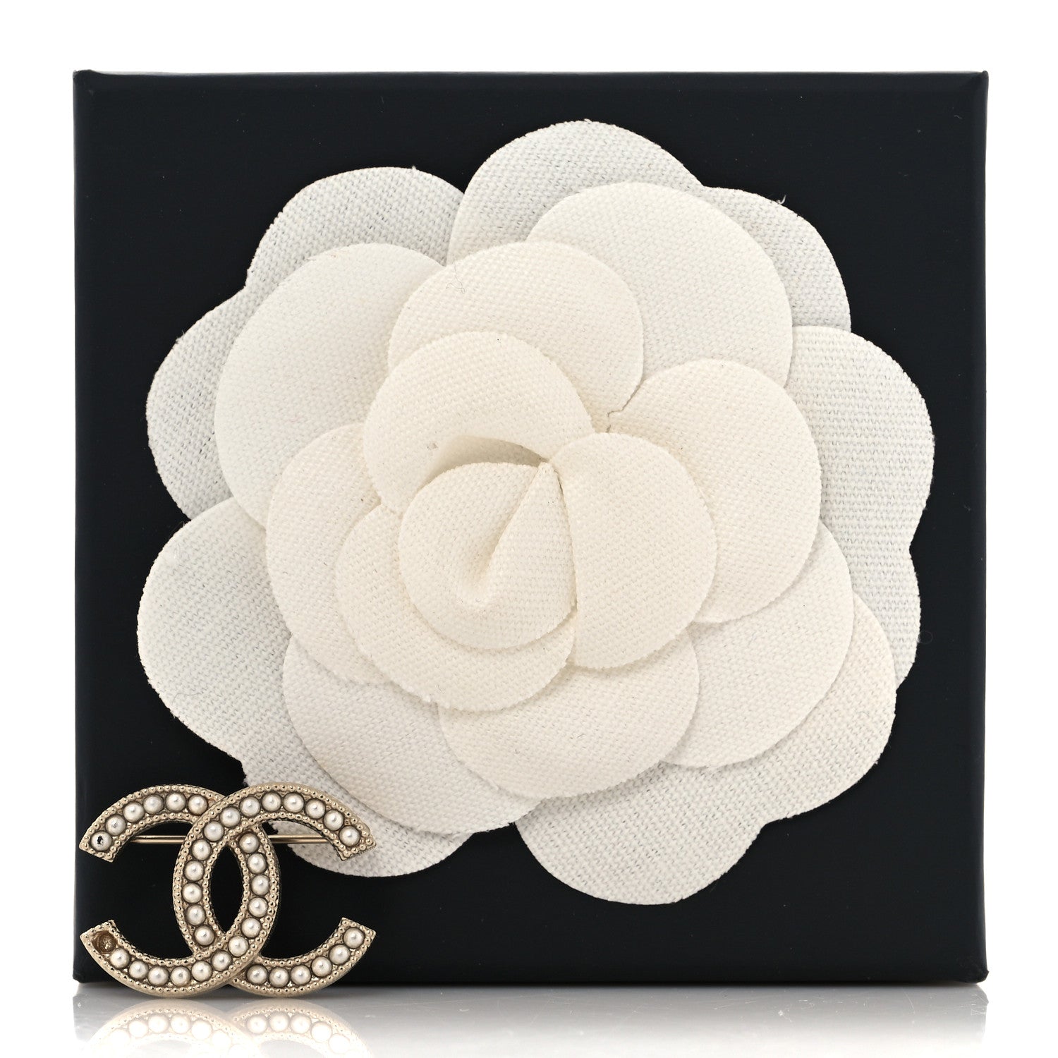 Chanel Pearl CC Mini Brooch Gold 5 of 5