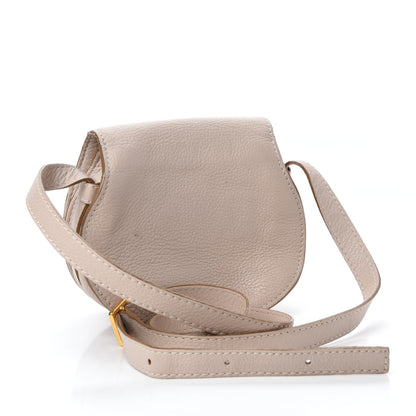 Chloe Calfskin Mini Marcie Round Crossbody Bag Abstract White 3 of 11