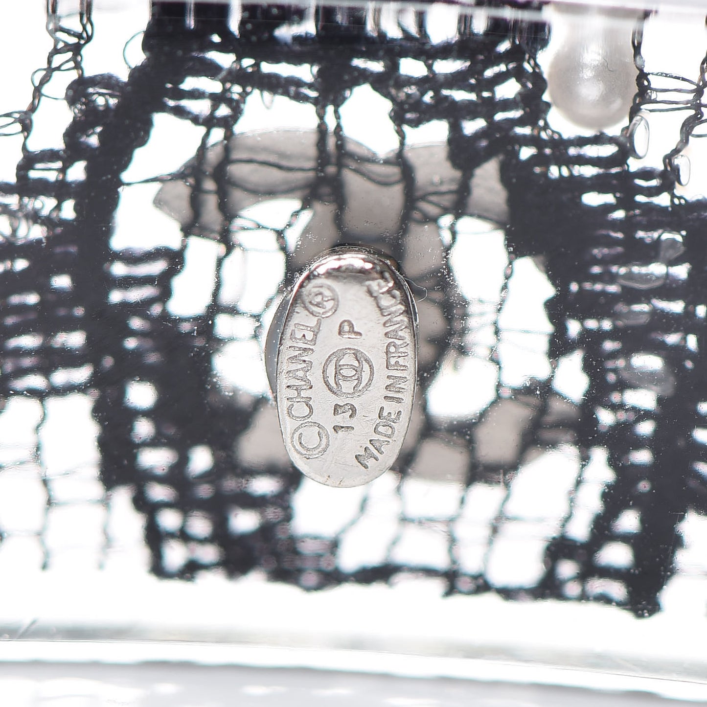 Resin Lace CC Bangle Transparent