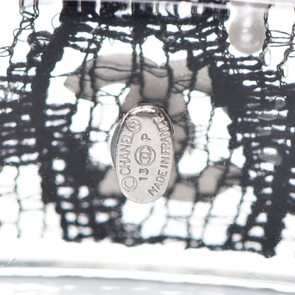 Chanel Resin Lace CC Bangle Transparent 4 of 4