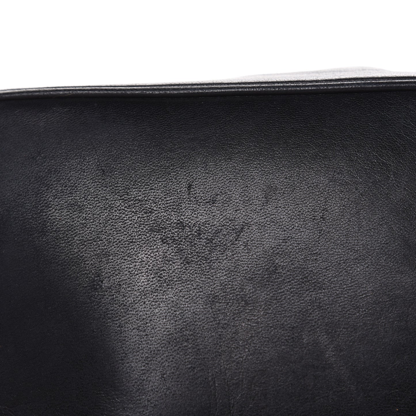 Lambskin CC Drawstring Shoulder Bag Black