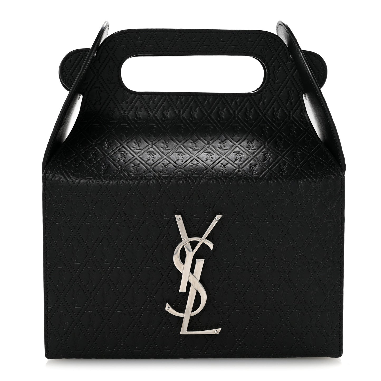 Calfskin Monogram Take Away Box Black