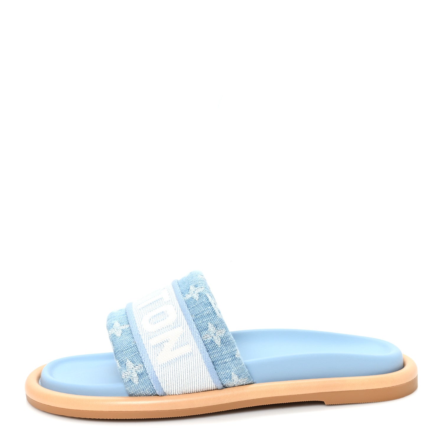 Louis Vuitton Monogram Denim LV Bliss Womens Comfort Mules 40 Turquoise 1 of 9