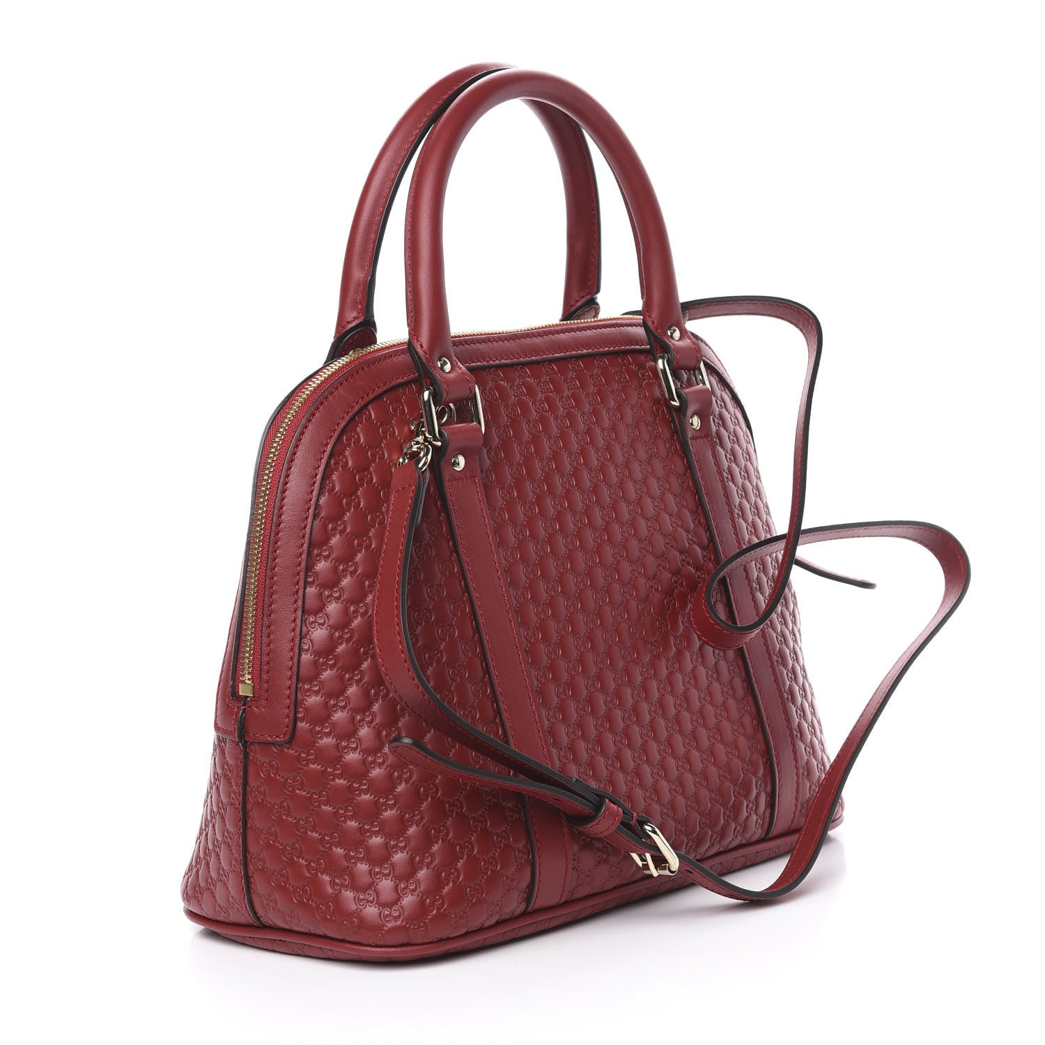 Gucci Microguccissima Medium Dome Bag Red 2 of 10