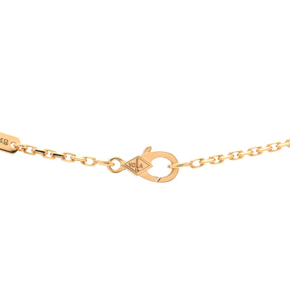 Van Cleef & Arpels 18K Rose Gold Letterwood Magic Alhambra Long Necklace 4 of 5