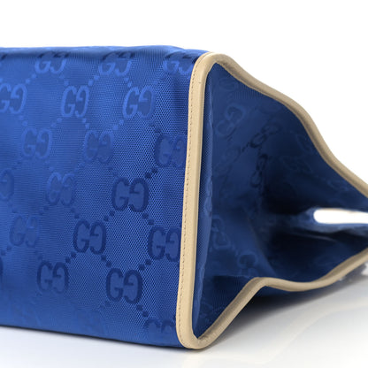 Gucci Econyl Nylon Monogram Large Off The Grid Tote Bag Orient Blue New Plaster 9 of 9