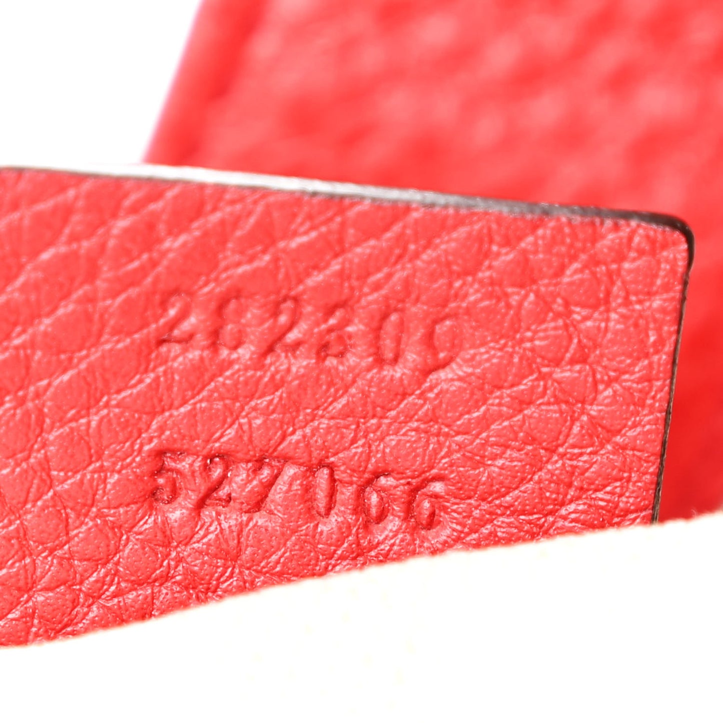 Pebbled Calfskin Medium Soho Shoulder Bag Tabasco Red